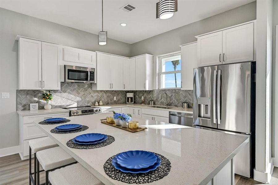 Furnished interior view inside a new home in , Galveston (Image 12). Furnished interior view inside a new home in , Galveston (Image 12).