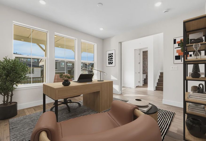 Homesite 3710 Study - Virtually Staged - 9 of 20