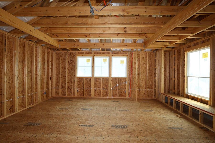 In-progress construction of a new home in Dunham Pointe, Cypress, TX (Image 17).