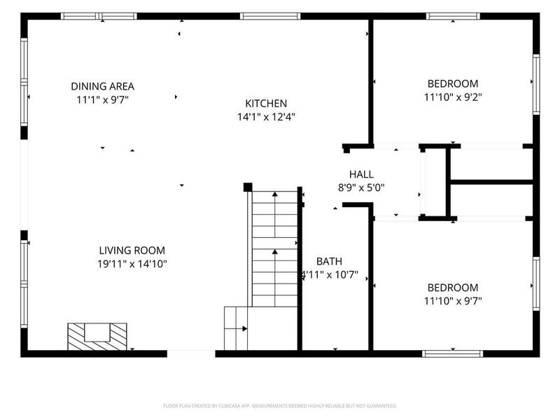 2D floor plan layout of this home in , Talking Rock, GA (Image 3).