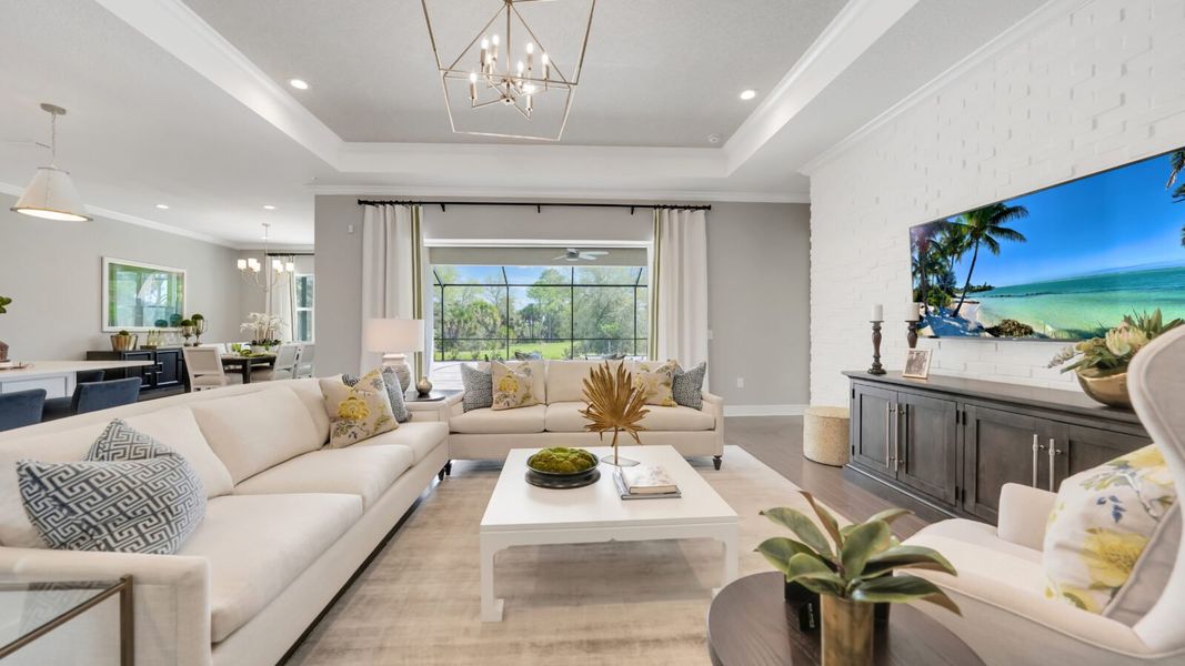 Furnished interior view inside a new home in Avelina, Venice (Image 11).