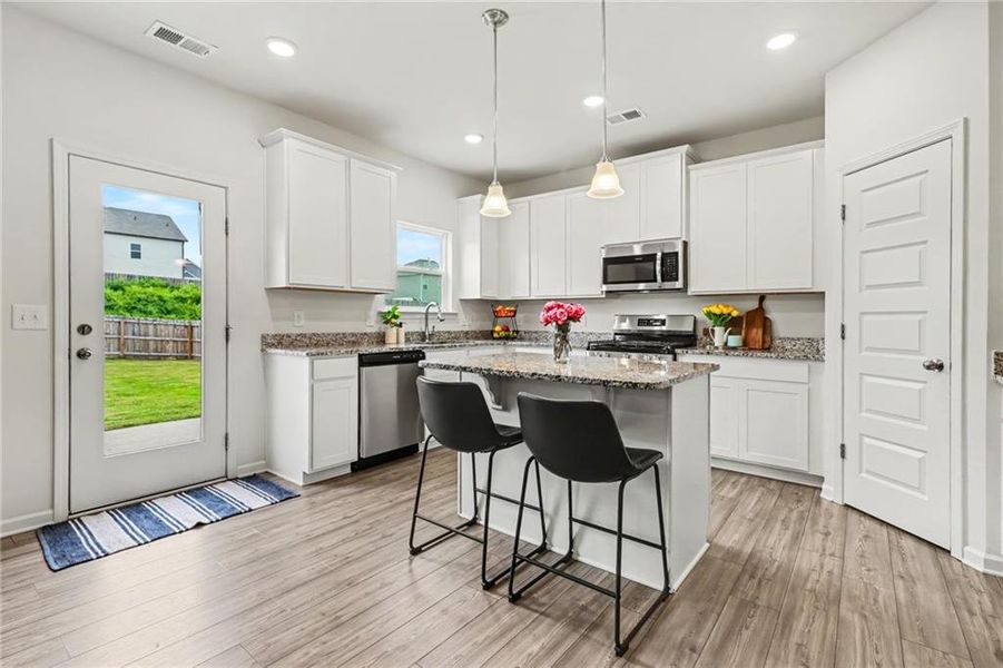 Furnished interior view inside a new home in , Cartersville (Image 14).