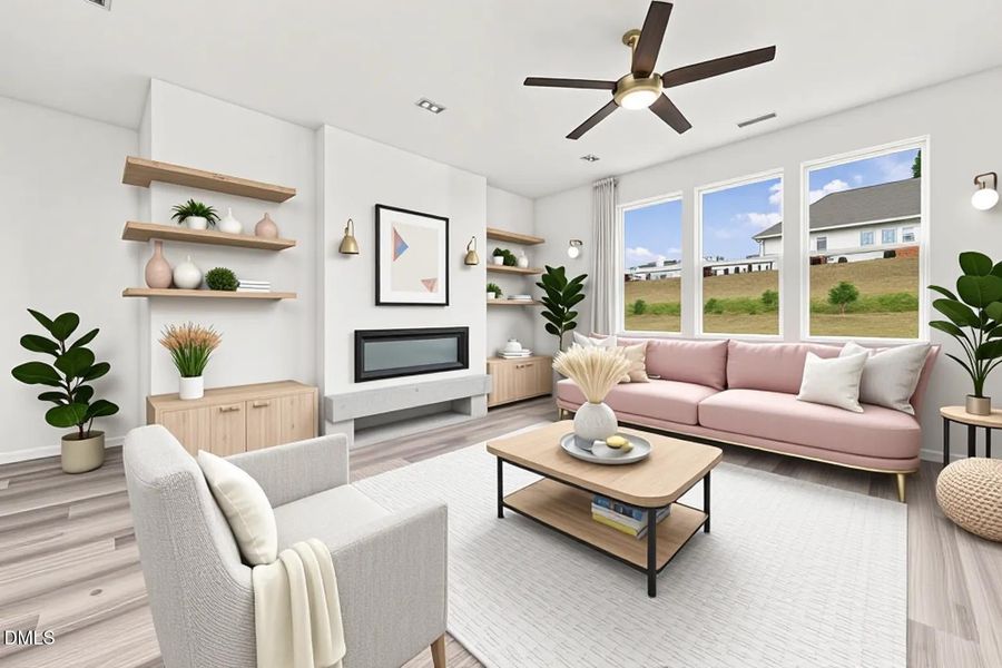 Furnished interior view inside a new home in 78 North, Sanford (Image 5).