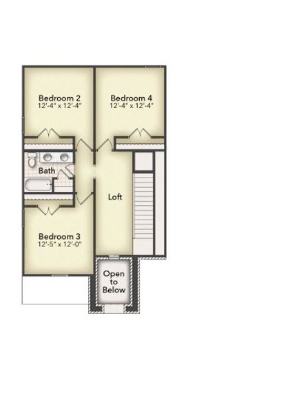 2D floor plan layout of this home in Covenant Springs, Springtown, TX (Image 3). 2D floor plan layout of this home in Covenant Springs, Springtown, TX (Image 3).