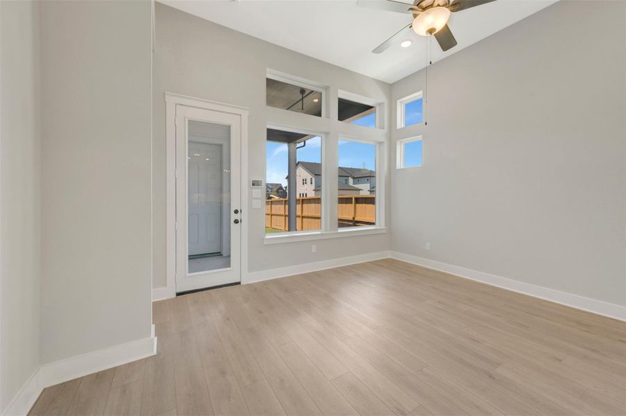 Spacious, unfurnished interior of a new home in Elyson - Grove Row Collection, Katy (Image 13).