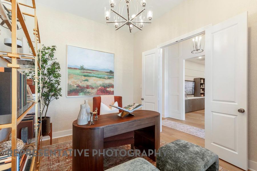 Furnished interior view inside a new home in Flora, Hutto (Image 12).