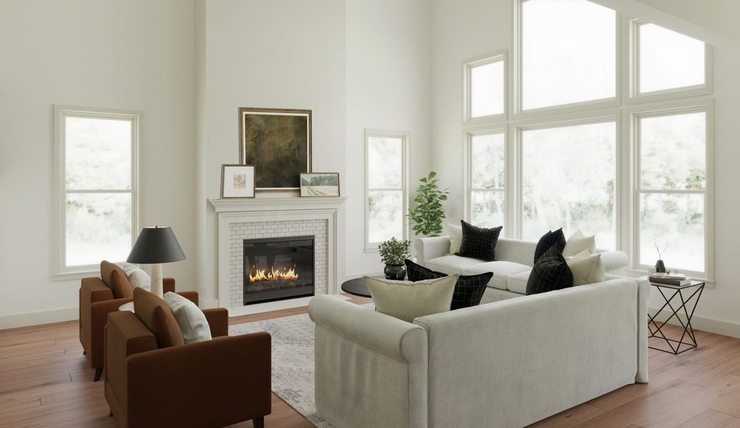 Representative furnished interior of a home built from the Winston by Fischer Homes in The Sandbar, Anna Maria (Image 3).