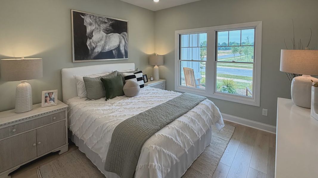 Representative furnished interior of a home built from the Portico by Epcon Communities in The Courtyards at Hodges Farm, Charlotte (Image 19). Representative furnished interior of a home built from the Portico by Epcon Communities in The Courtyards at Hodges Farm, Charlotte (Image 19).