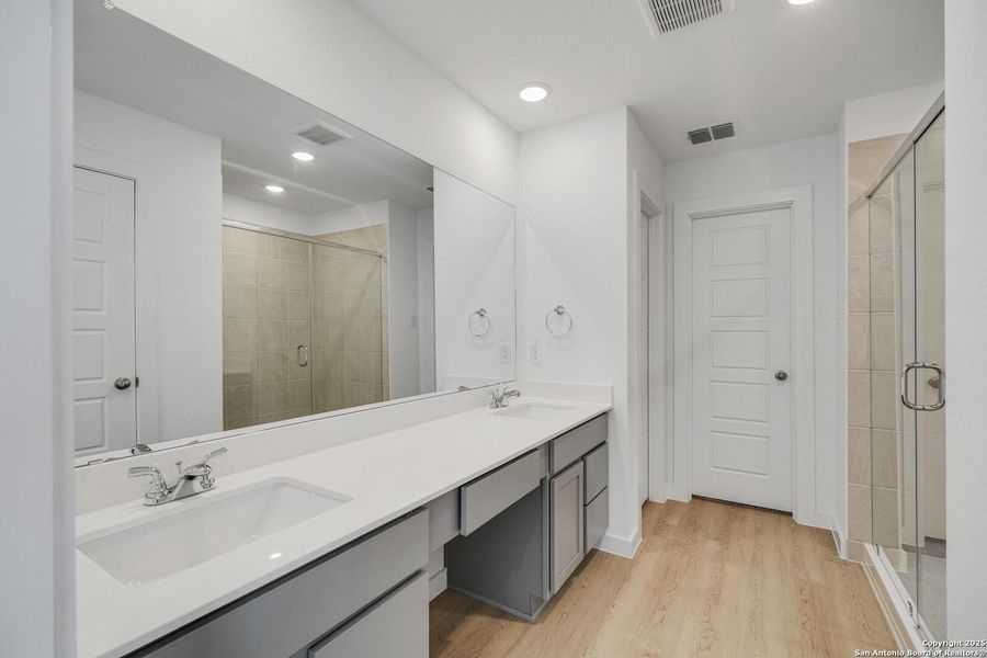 Furnished interior view inside a new home in Morgan Meadows, San Antonio (Image 8). Furnished interior view inside a new home in Morgan Meadows, San Antonio (Image 8).