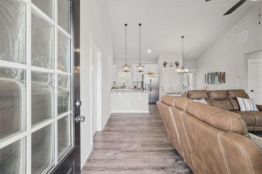 Furnished interior view inside a new home in , Tallapoosa (Image 13).