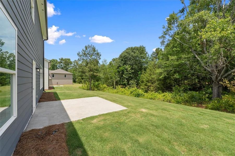 Exterior details and patio area of a home in Ellington Farms, Statham (Image 4).