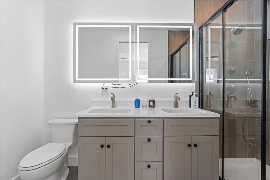 Furnished interior view inside a new home in , Austin (Image 25).