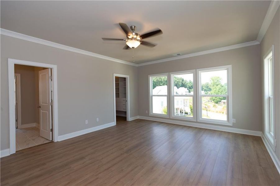 Spacious, unfurnished interior of a new home in Waterside Single Family, Peachtree Corners (Image 12). Spacious, unfurnished interior of a new home in Waterside Single Family, Peachtree Corners (Image 12).