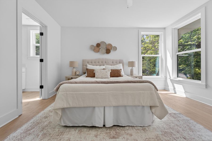 Furnished interior view inside a new home in , North Charleston (Image 10).