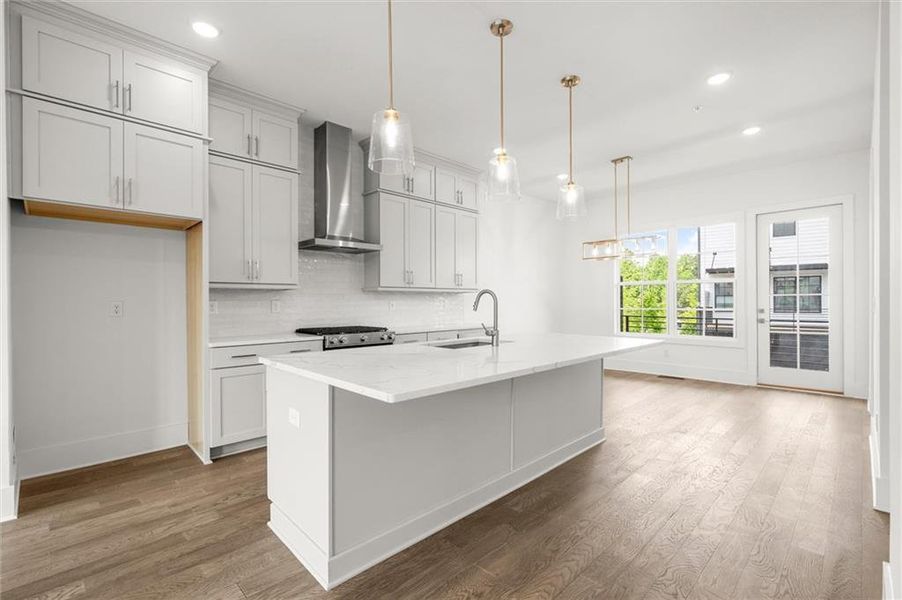 Furnished interior view inside a new home in The Gathering – Alpharetta, Alpharetta (Image 9).