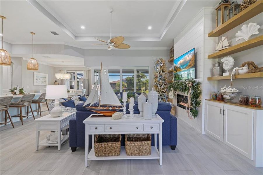 Furnished interior view inside a new home in , Rotonda West (Image 19).