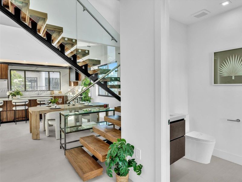 Furnished interior view inside a new home in , Dania Beach (Image 71).