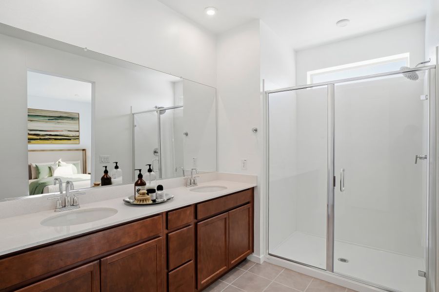 Furnished interior view inside a new home in Montana Vista - Highland, Buckeye (Image 14).