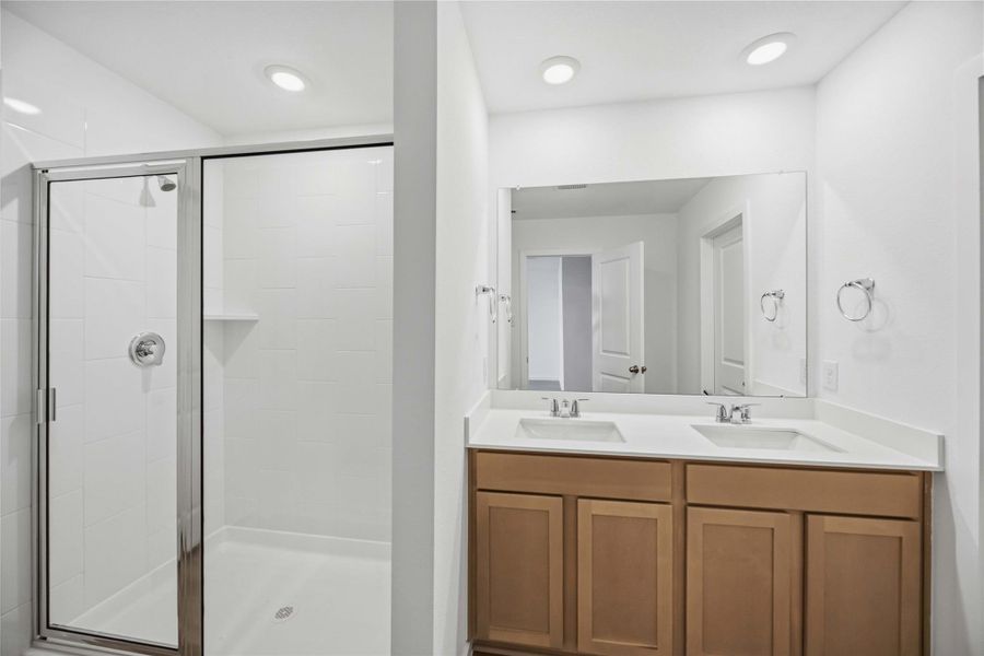 Furnished interior view inside a new home in Grand West, Houston (Image 10). Furnished interior view inside a new home in Grand West, Houston (Image 10).