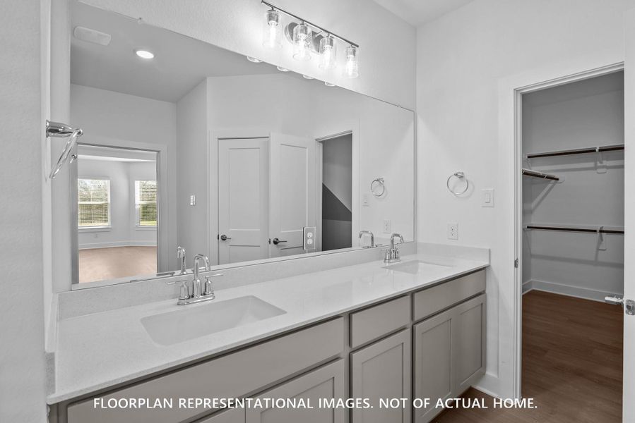 Furnished interior view inside a new home in Pinewood at Grand Texas, New Caney (Image 10).