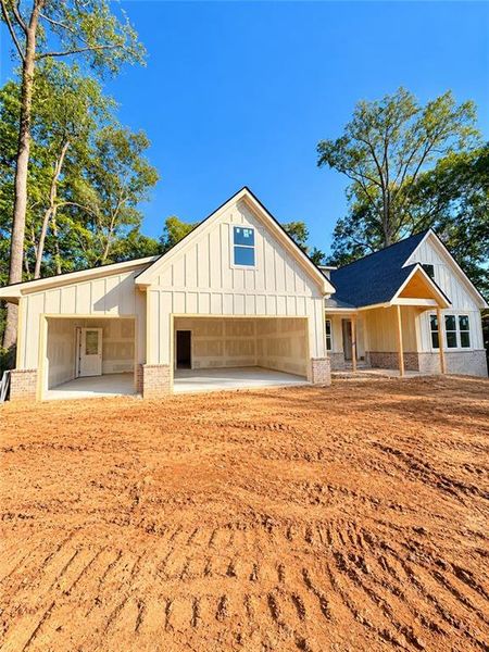 In-progress construction of a new home in , Clermont, GA (Image 6).