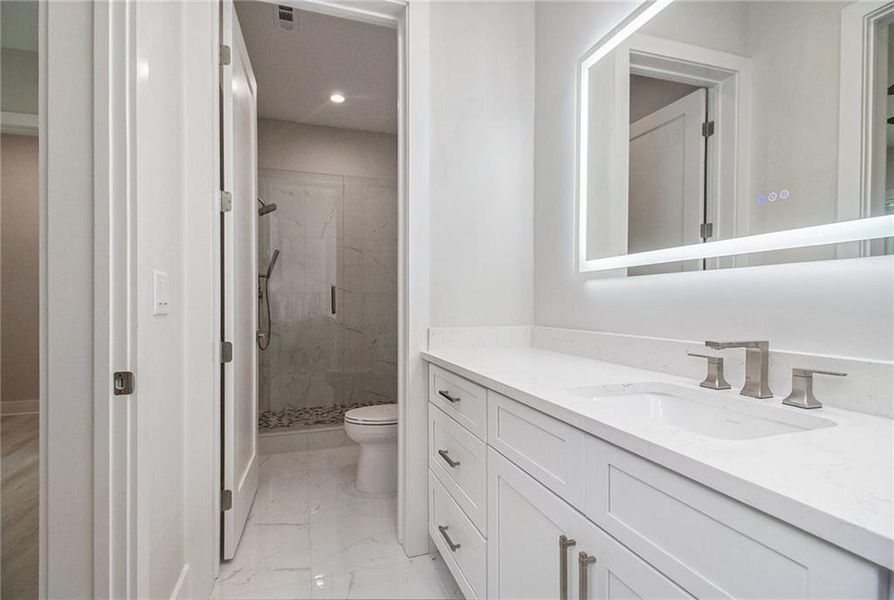 Furnished interior view inside a new home in , Alpharetta (Image 15).