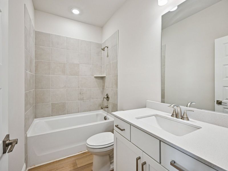 Furnished interior view inside a new home in Hemingway - Highland Series, Cumming (Image 9).