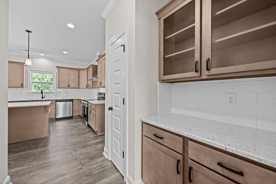 Furnished interior view inside a new home in Laurel Oaks, Greenville (Image 6). Furnished interior view inside a new home in Laurel Oaks, Greenville (Image 6).