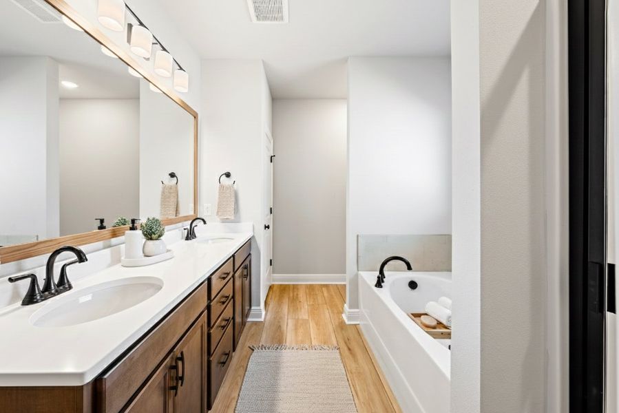 Front exterior of a new home in Young Oaks, Crestview, FL, highlighting curb appeal (Image 16).