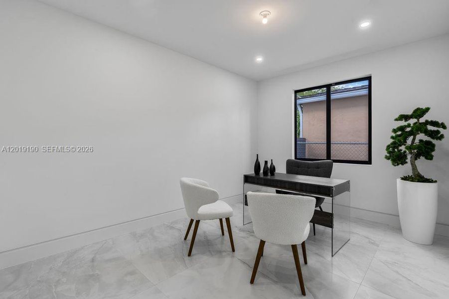 Furnished interior view inside a new home in , Miami (Image 12).