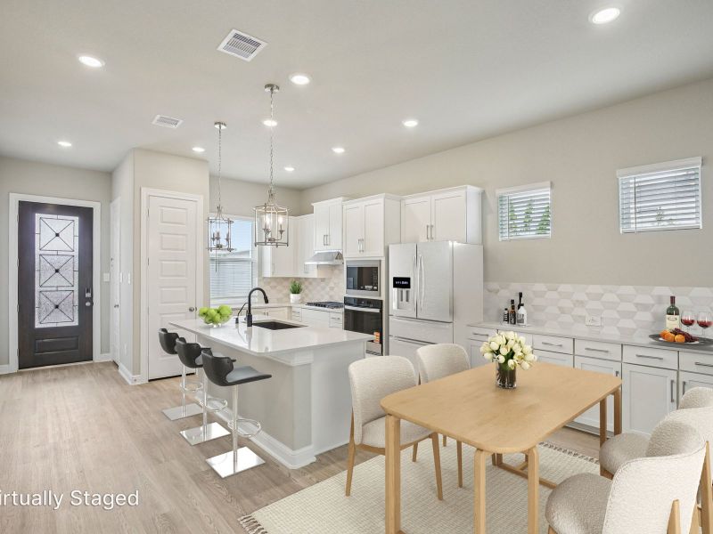 Furnished interior view inside a new home in Pinewood Trails - Luxe Series, Atascocita (Image 6).