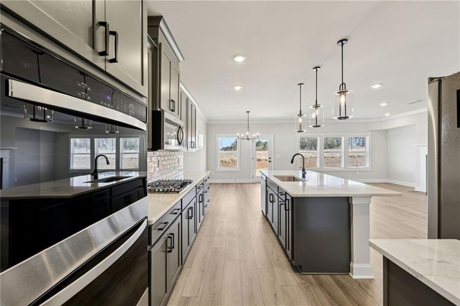 Furnished interior view inside a new home in River Pointe, Monroe (Image 10).