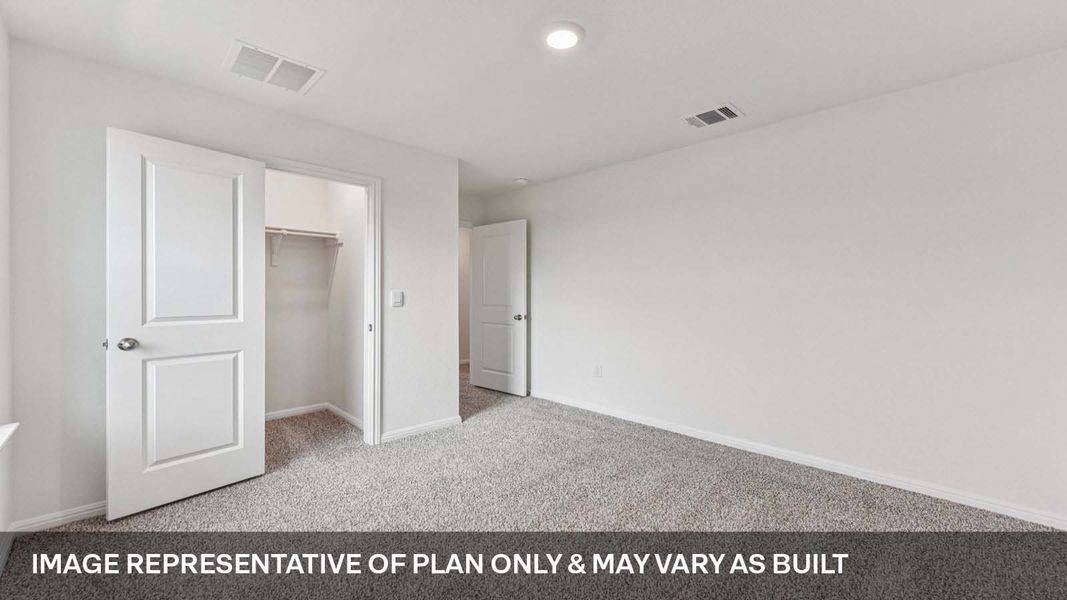 Representative unfurnished interior of a home built from the The Mitchell by D.R. Horton in Bar W Ranch, Leander (Image 31).