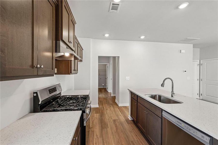 Furnished interior view inside a new home in Villages at Cedar Hill, Dallas (Image 13).