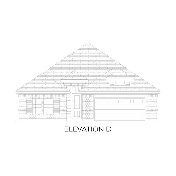 Representative rendering of the exterior for the McKinnon F by First Texas Homes (Image 5).