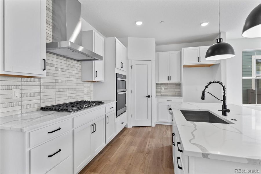 Furnished interior view inside a new home in Westerly, Erie (Image 3). Furnished interior view inside a new home in Westerly, Erie (Image 3).