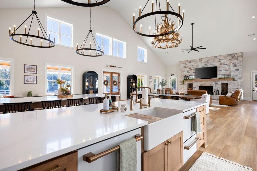 Furnished interior view inside a new home in , Rydal (Image 8).