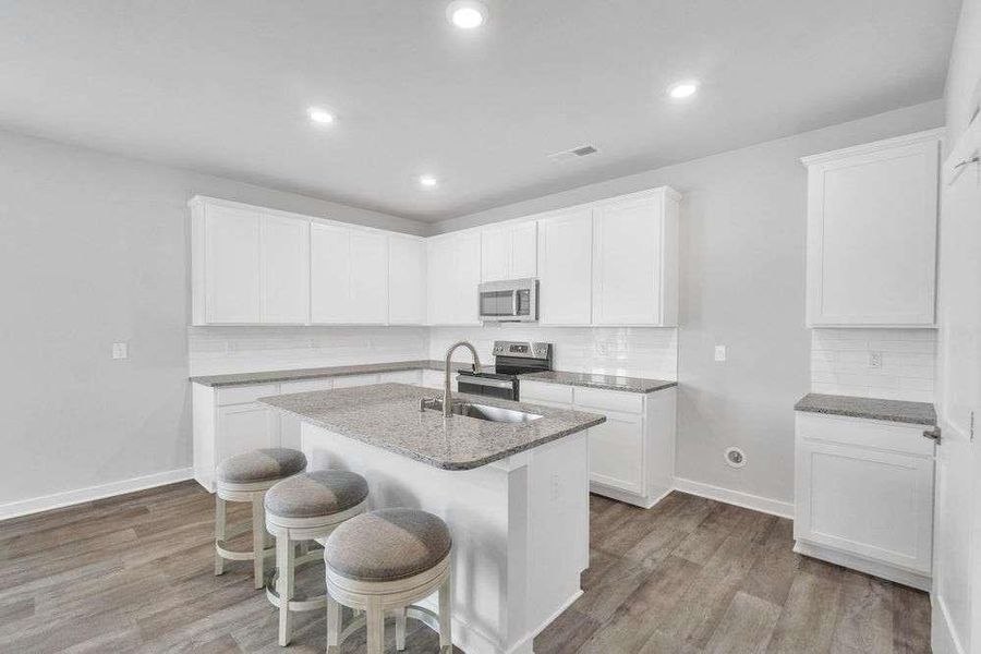 Furnished interior view inside a new home in The Woodlands Preserve, Jackson (Image 5).