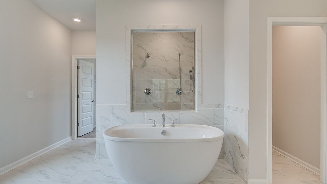 Representative furnished interior of a home built from the Henry II by DRB Homes in Grandview at Millers Mill, Stockbridge (Image 18).