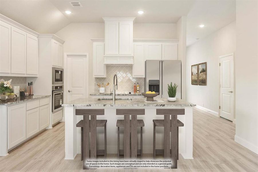 Furnished interior view inside a new home in El Dorado, Granbury (Image 7).