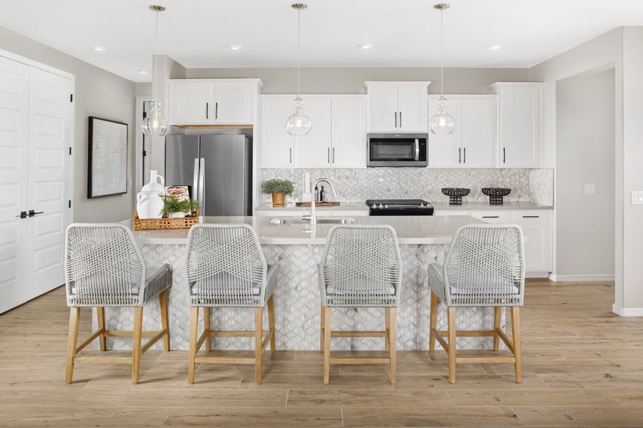 Representative furnished interior of a home built from the Shiloh by Beazer Homes in Highpointe at Northpointe, Peoria (Image 5).