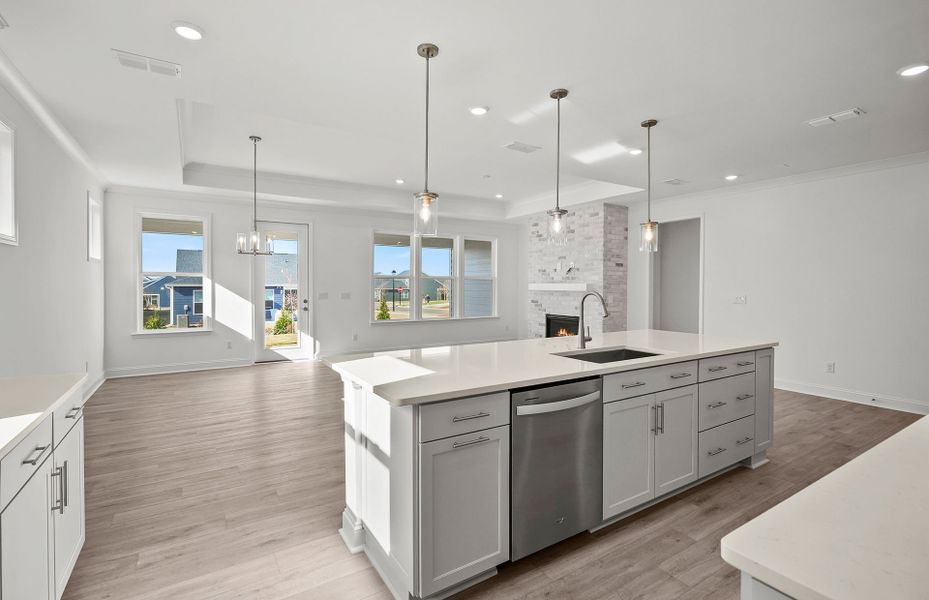 Furnished interior view inside a new home in Carolina Riverside, Belmont (Image 6).