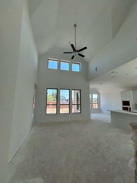 Family Room with soaring ceiling Family Room with soaring ceiling