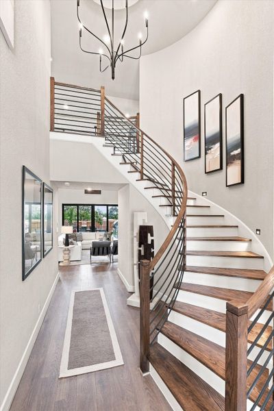 Representative furnished interior of a home built from the Jonestown by Scott Felder Homes in Esperanza, Boerne (Image 17).