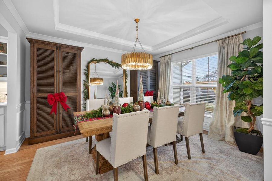 Furnished interior view inside a new home in Reunion, Flowery Branch (Image 44). Furnished interior view inside a new home in Reunion, Flowery Branch (Image 44).