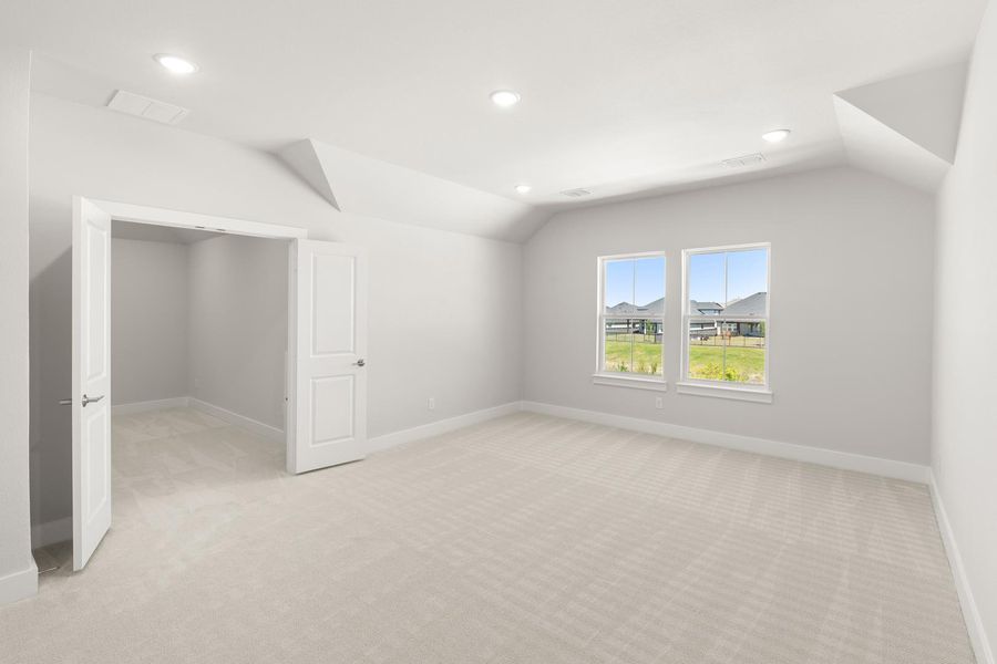 Spacious, unfurnished interior of a new home in Union Park, Little Elm (Image 21). Spacious, unfurnished interior of a new home in Union Park, Little Elm (Image 21).