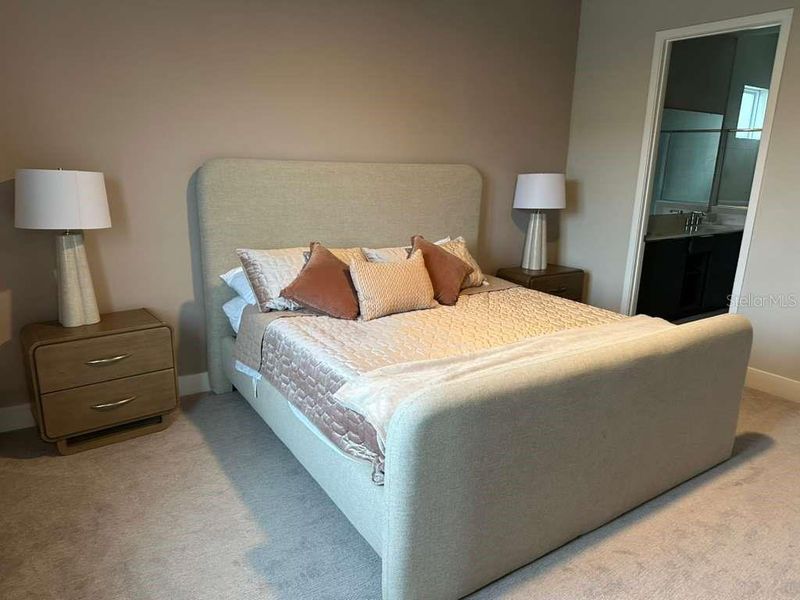 Furnished interior view inside a new home in , Reunion (Image 8).