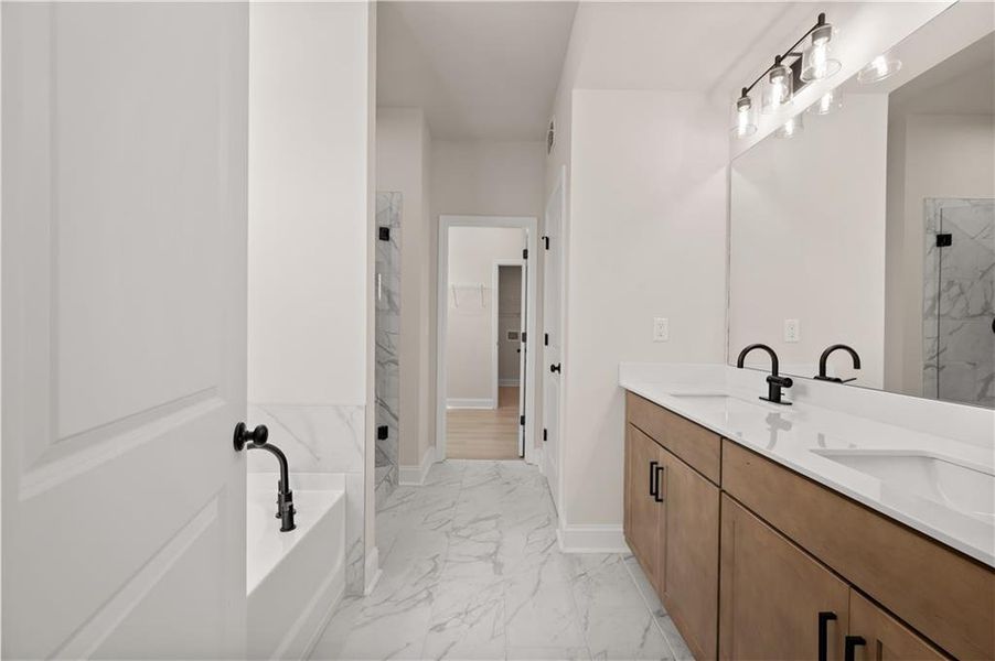 Furnished interior view inside a new home in Gatherings® at GreenHouse, Marietta (Image 13).