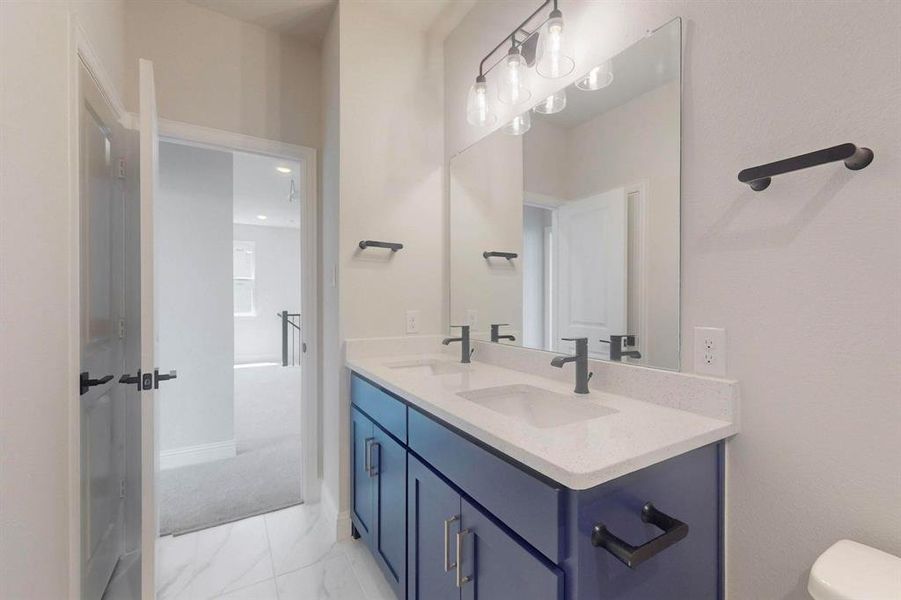 Furnished interior view inside a new home in , Rowlett (Image 11).