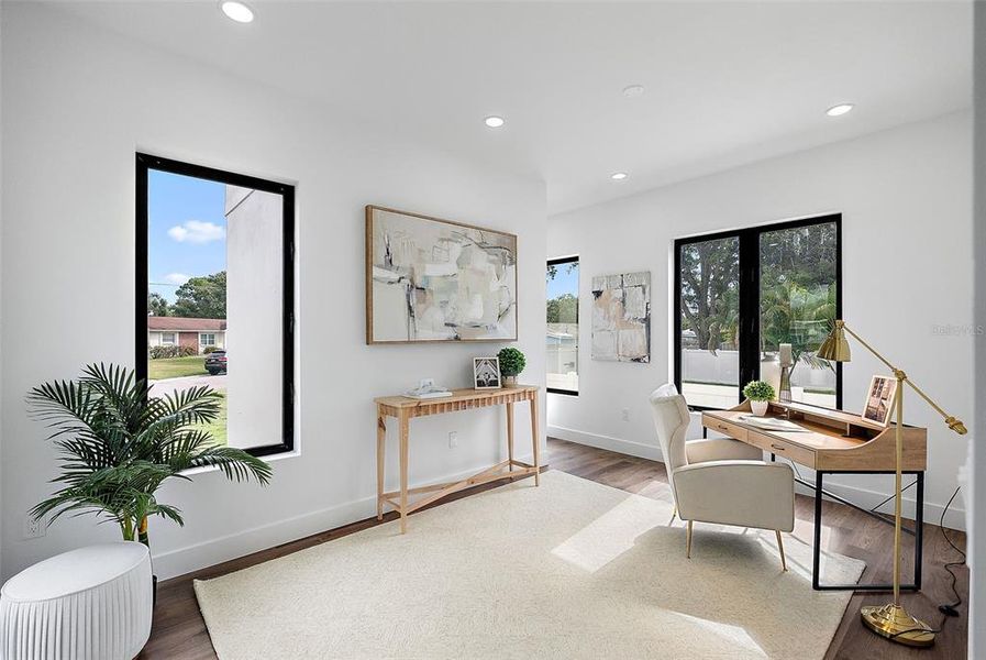 Furnished interior view inside a new home in , St. Petersburg (Image 15).